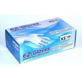 EZ-Gloves, Powder-Free Latex Gloves, Size XS OK1212